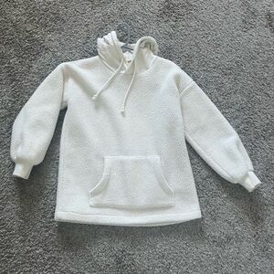Madewell White Women's Hoodie Sweater
